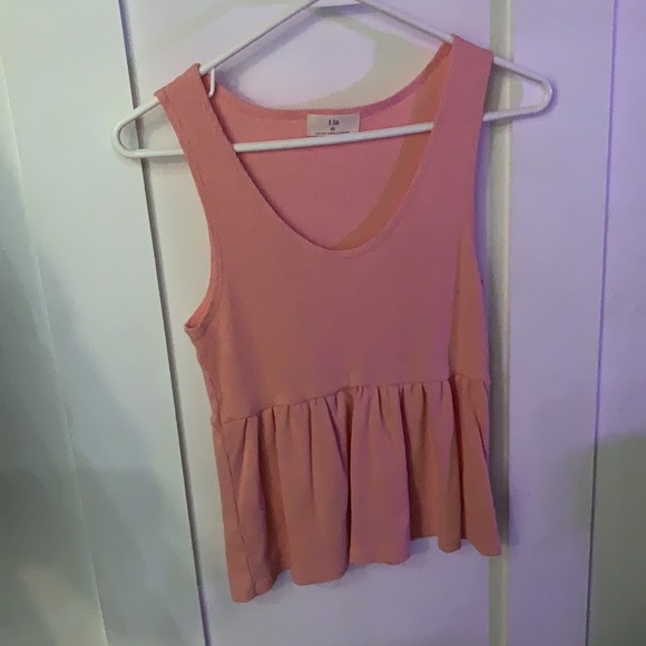 Pink Anthropologie tank xs - Picture 3 of 6
